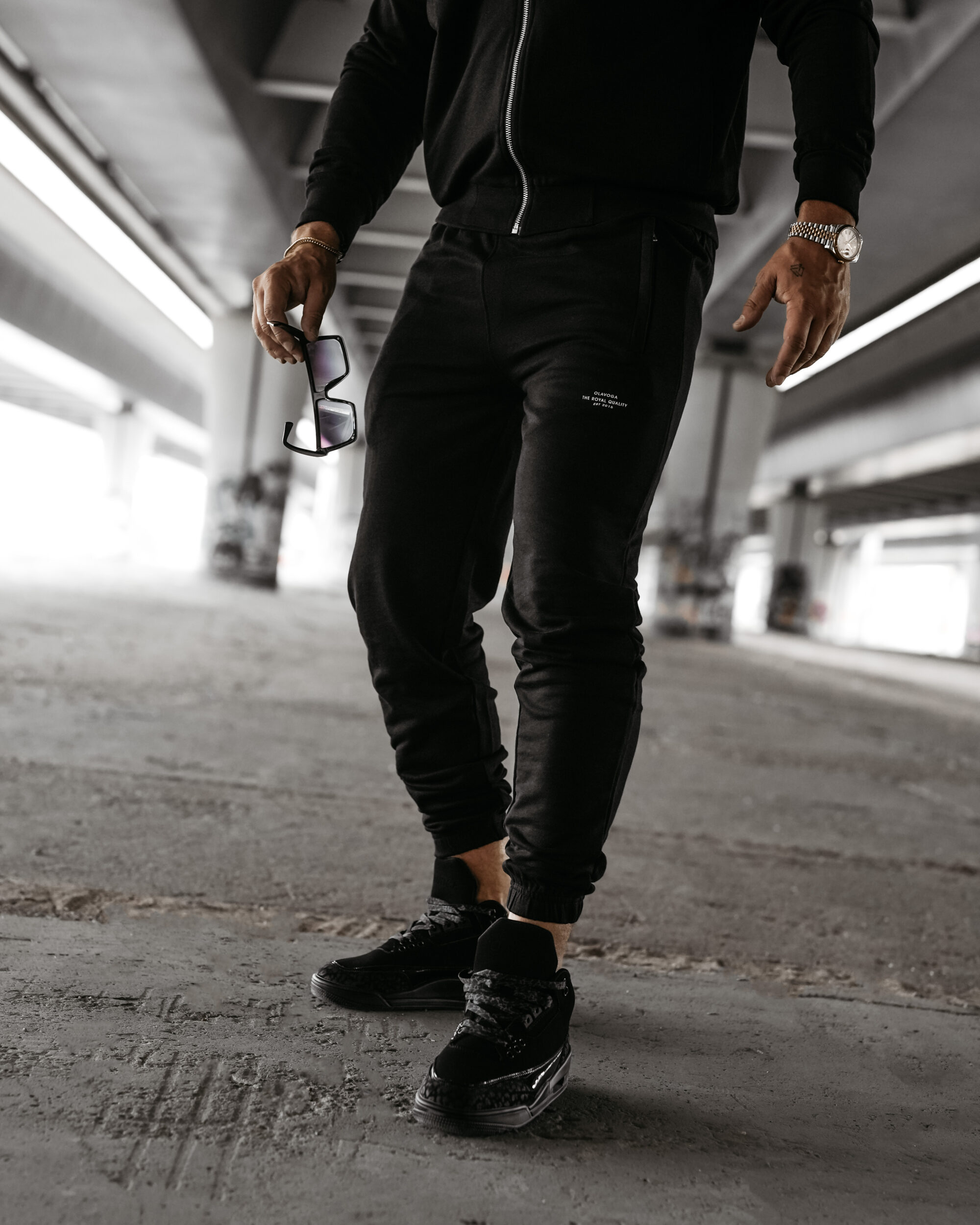 spodnie LEOTO PANTS 155 Spodnie męskie LEOTO PANTS 2026 Czarne