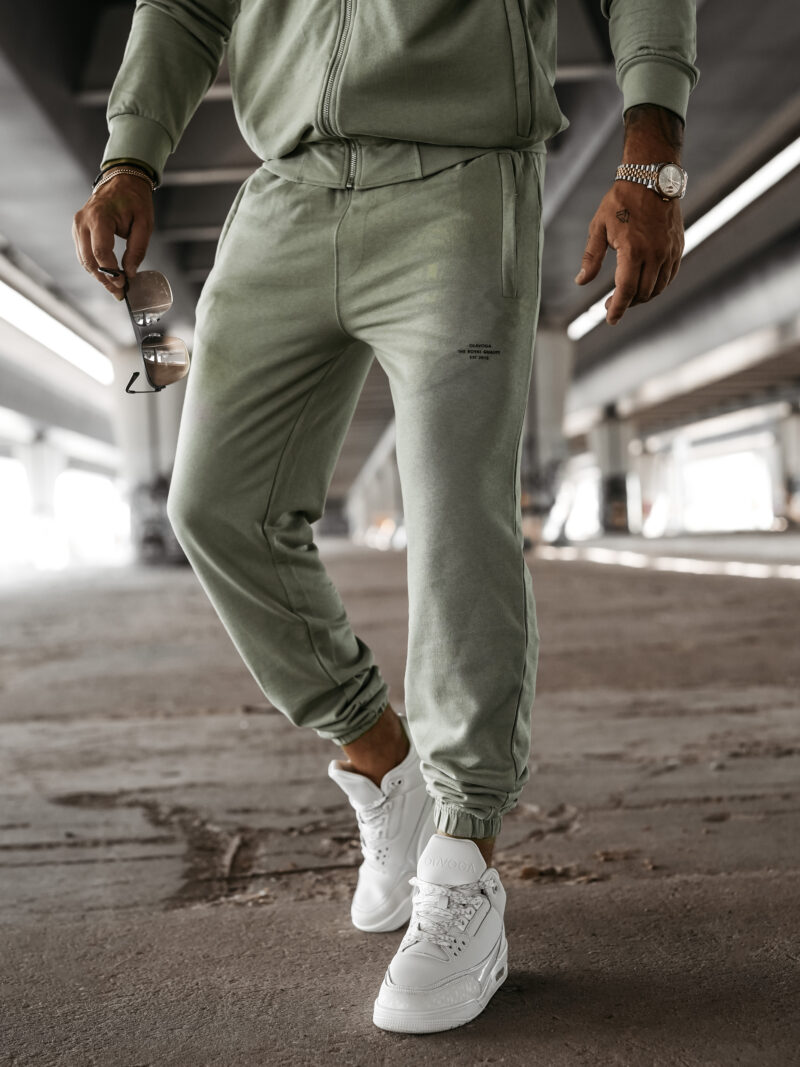 spodnie LEOTO PANTS 157 Spodnie męskie LEOTO PANTS 2026 Oliwkowe
