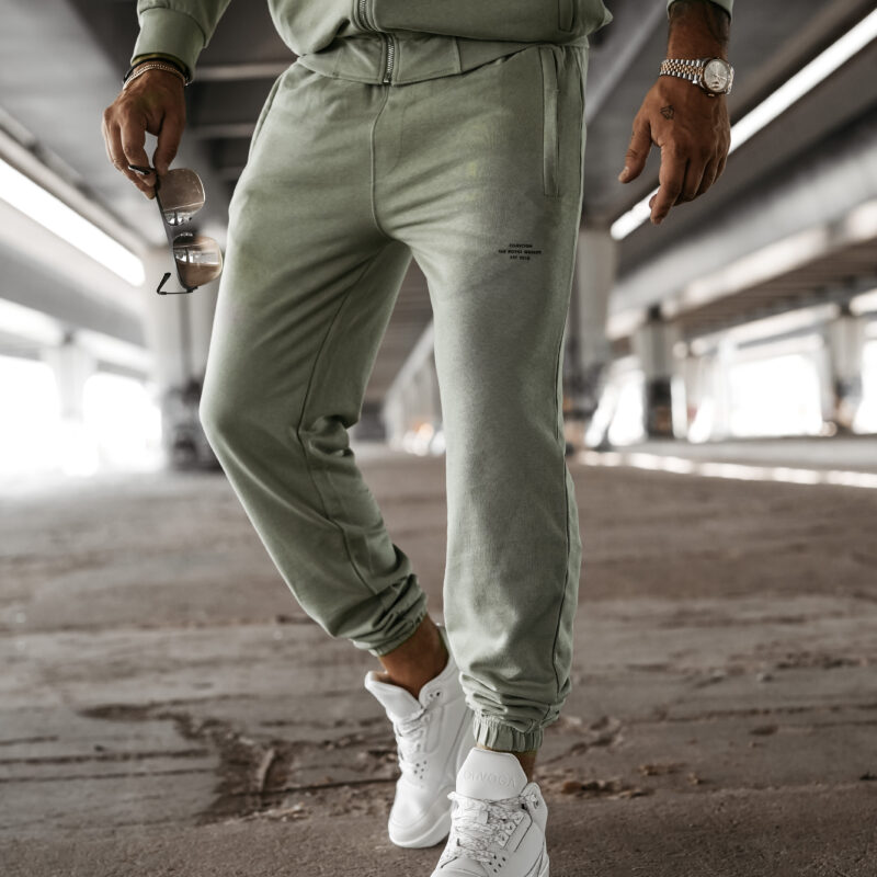 spodnie LEOTO PANTS 157 Spodnie męskie LEOTO PANTS 2026 Oliwkowe