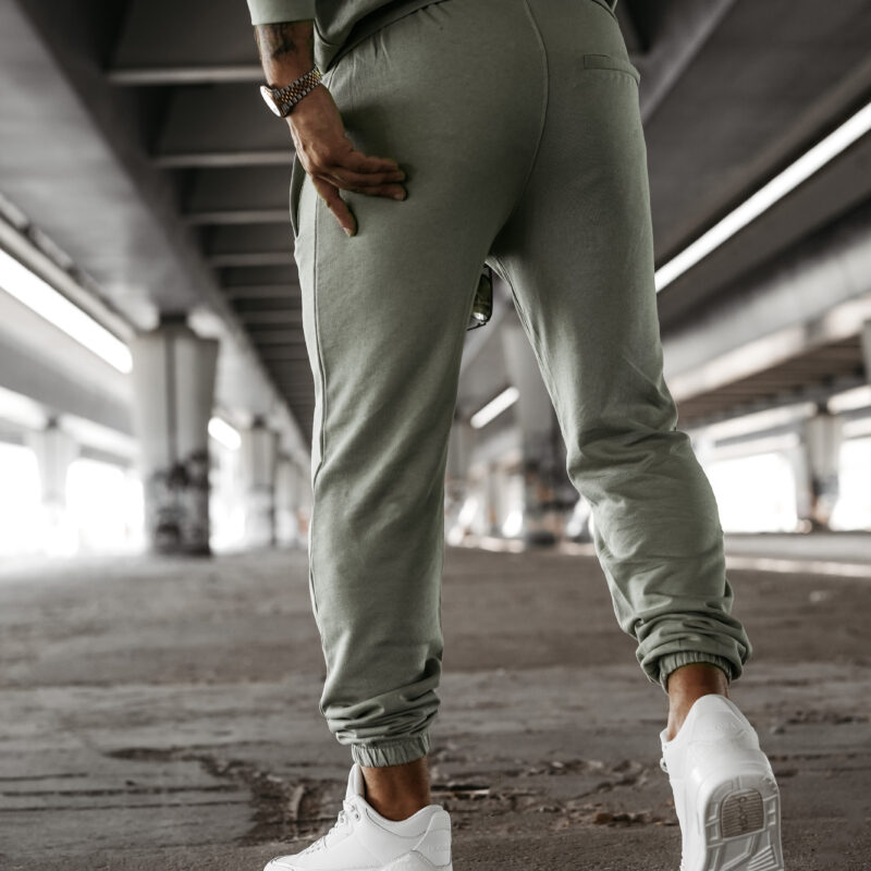 spodnie LEOTO PANTS 159 Spodnie męskie LEOTO PANTS 2026 Oliwkowe