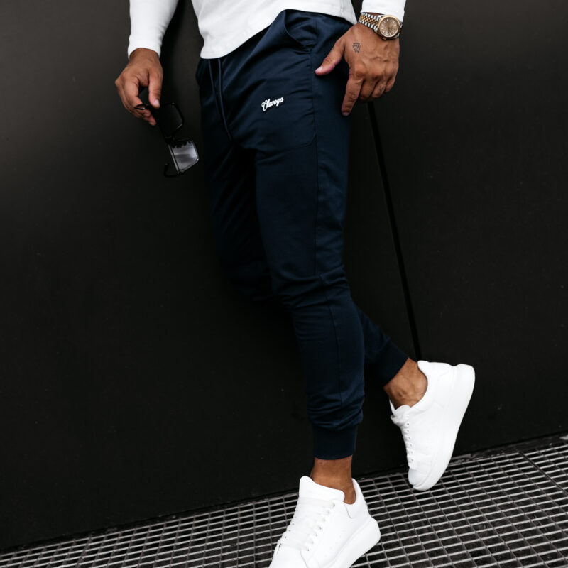 spodnie LOCKERY 856 Spodnie męskie LOCKERY 2026 Navy Blue