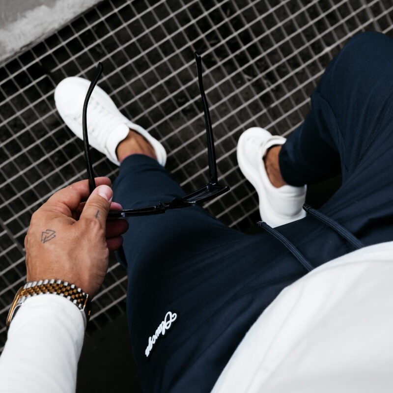 spodnie LOCKERY 857 Spodnie męskie LOCKERY 2026 Navy Blue