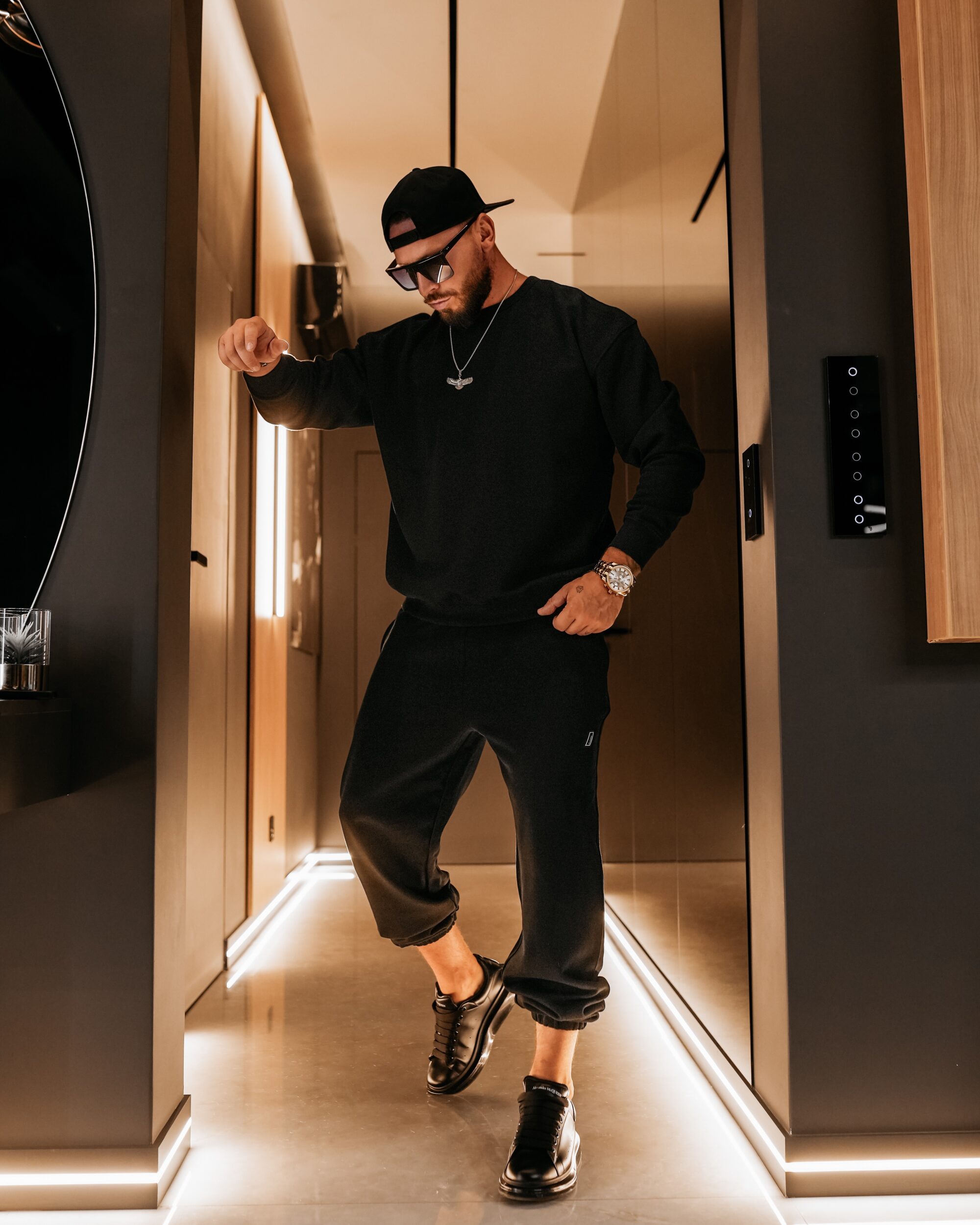 Bluza męska ZAIRI SWEATSHIRT 2026 Czarna