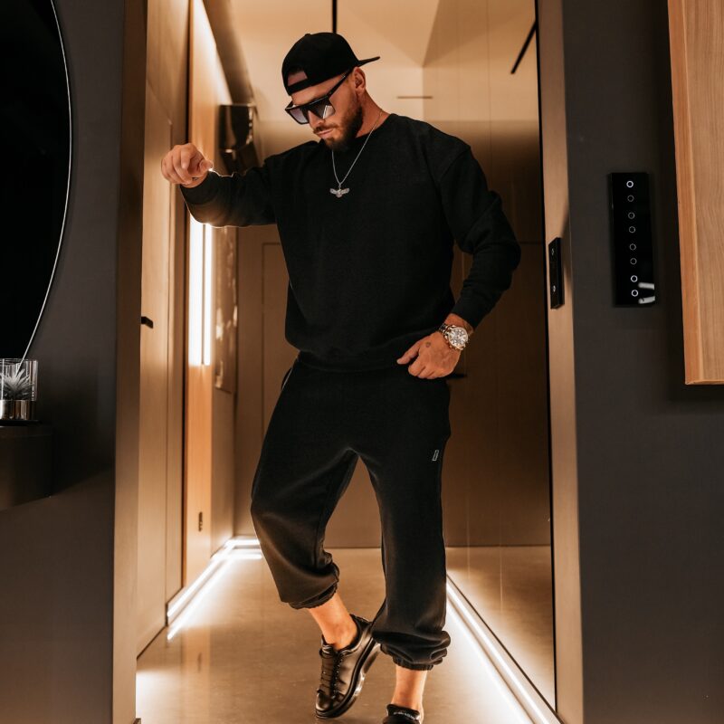 Bluza męska ZAIRI SWEATSHIRT 2026 Czarna