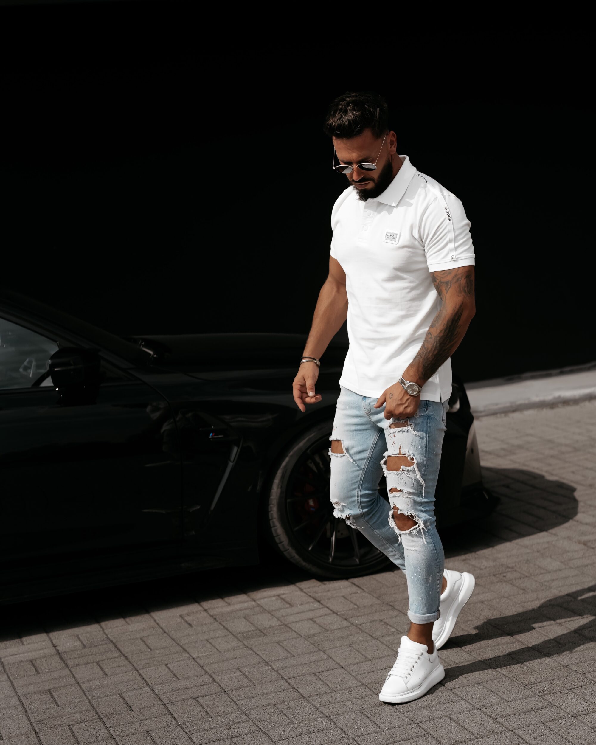 t-shirt BALARDI 117 T-shirt Polo męski BALARDI 2026 Ecru