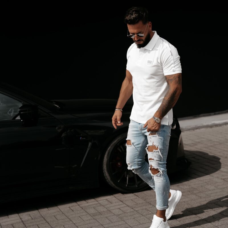 t-shirt BALARDI 117 T-shirt Polo męski BALARDI 2026 Ecru