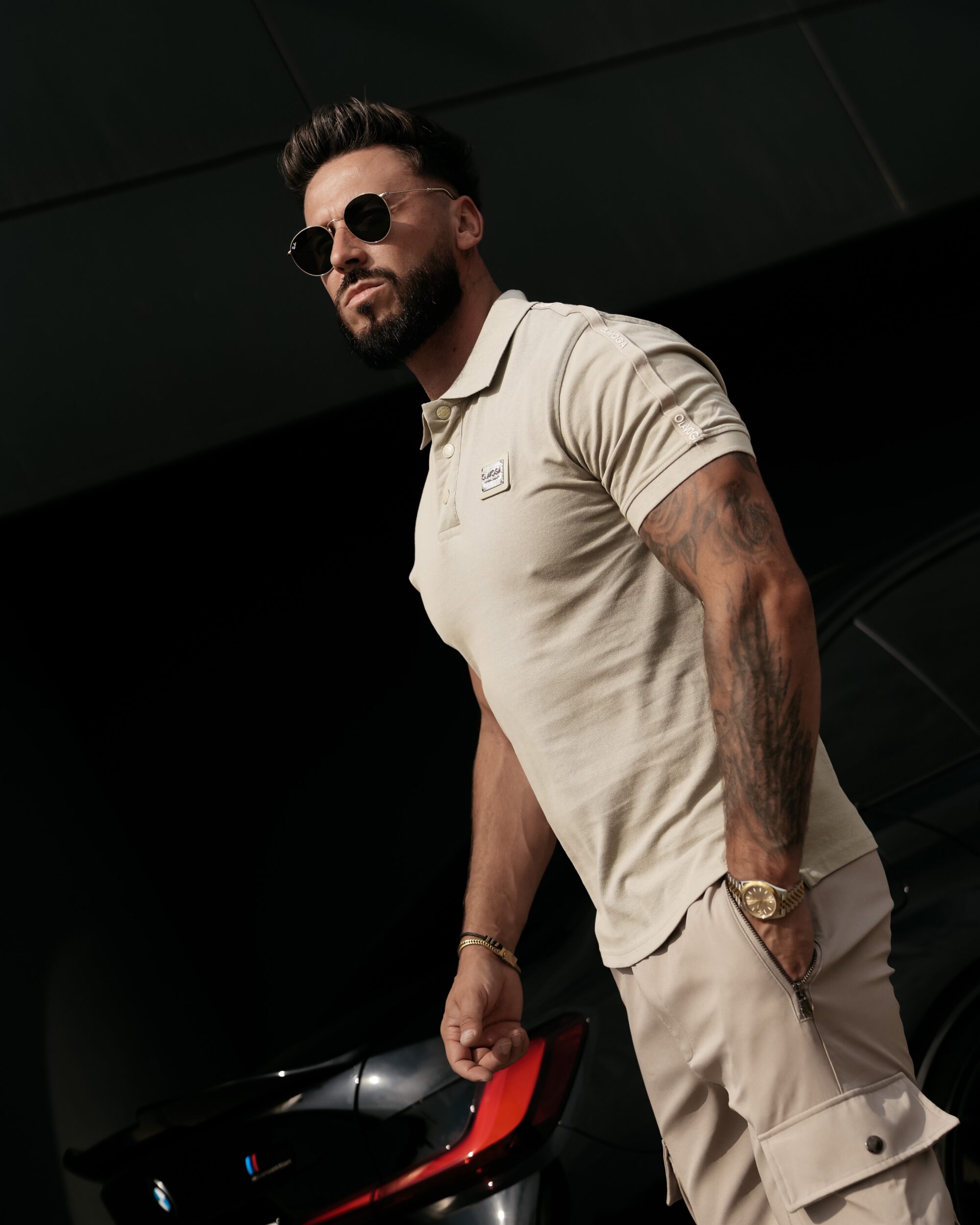 t-shirt BALARDI 122 T-shirt Polo męski BALARDI 2026 Oliwkowy