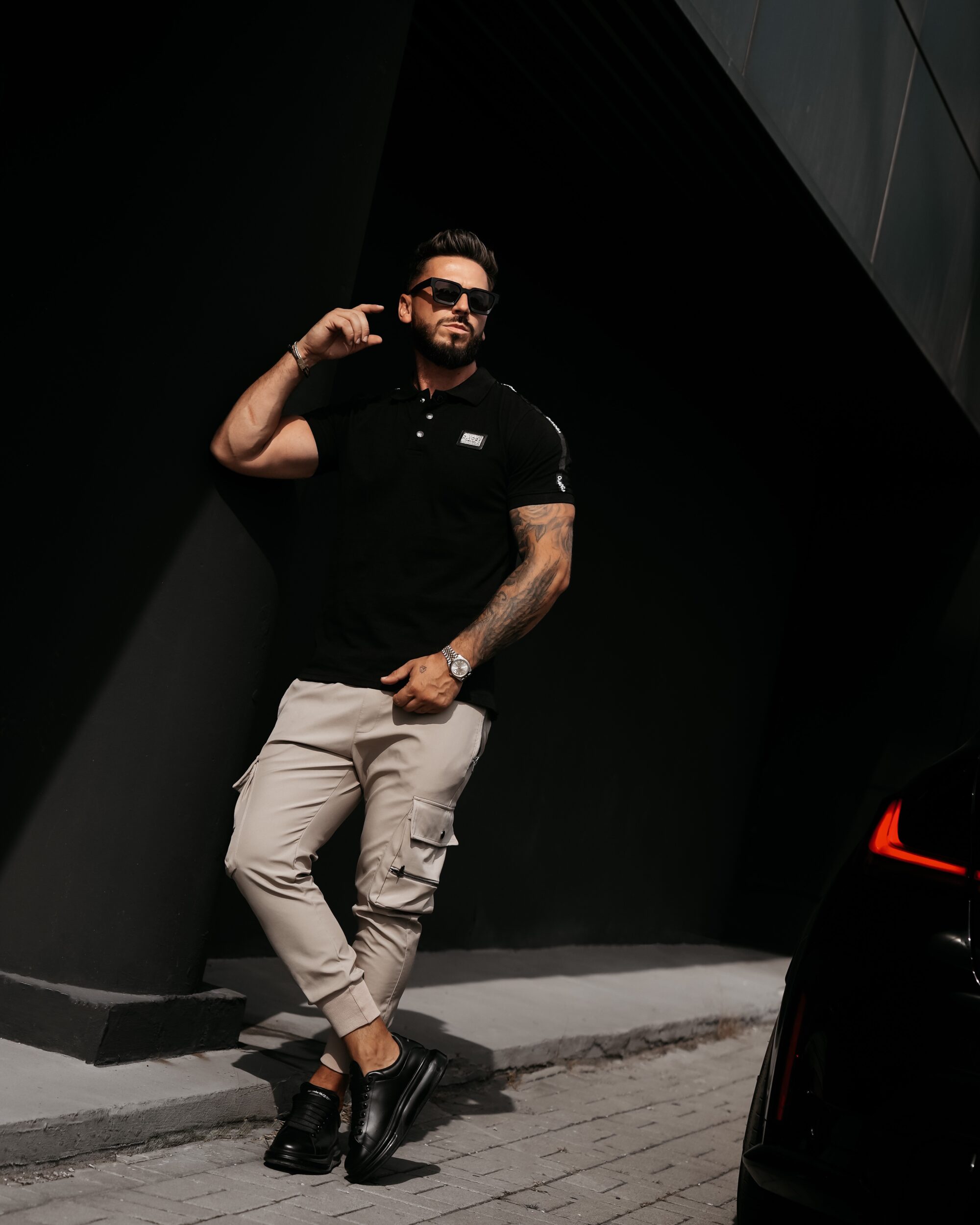 t-shirt BALARDI 125 T-shirt Polo męski BALARDI 2026 Czarny