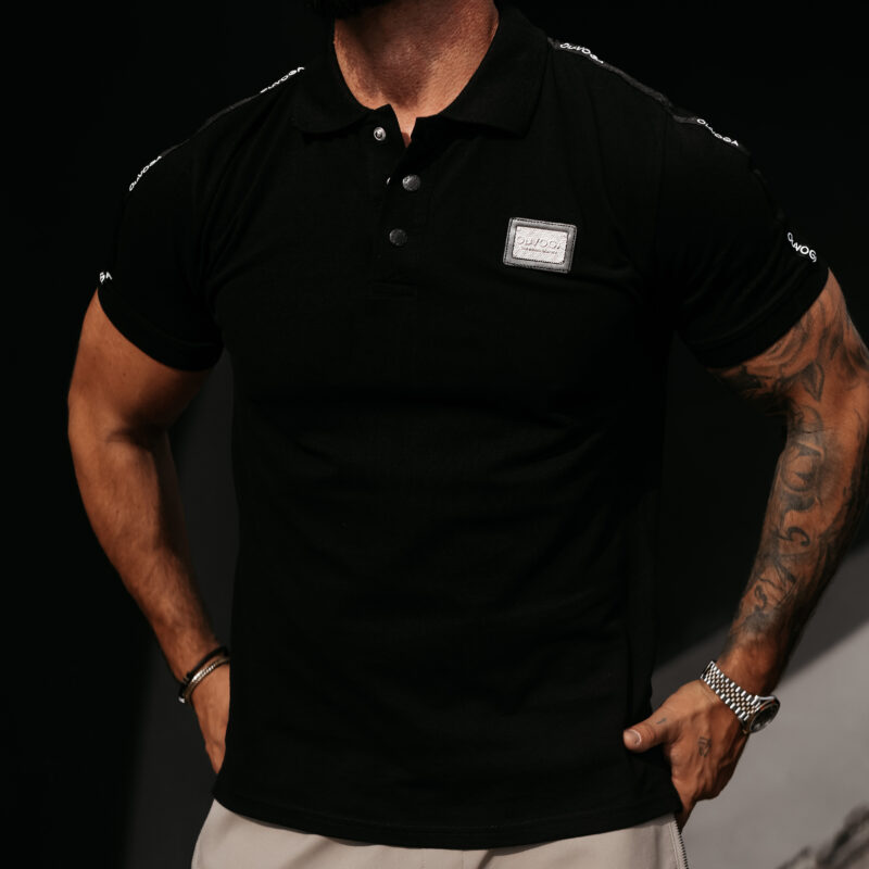 t-shirt BALARDI 126 T-shirt Polo męski BALARDI 2026 Czarny