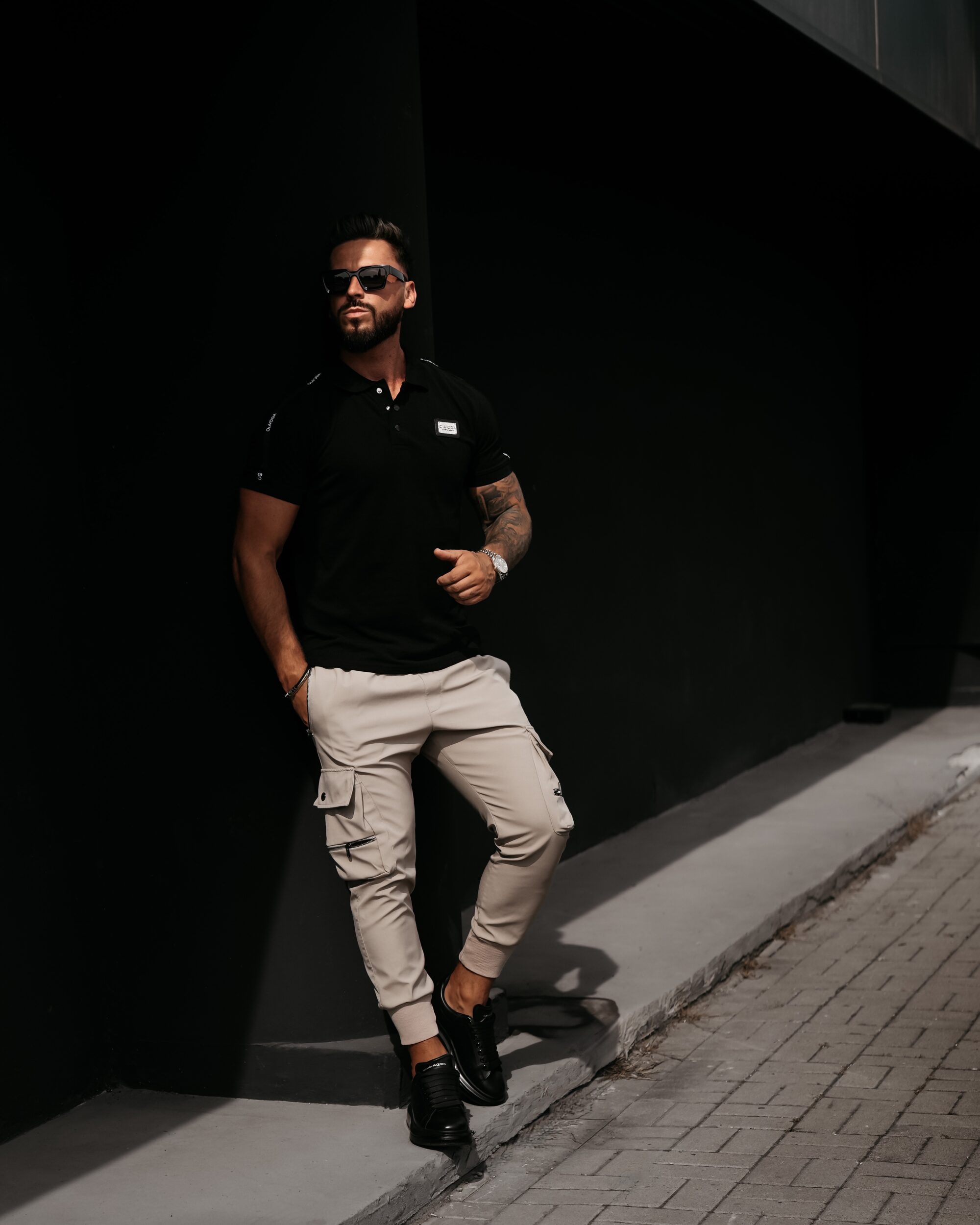 t-shirt BALARDI 127 T-shirt Polo męski BALARDI 2026 Czarny