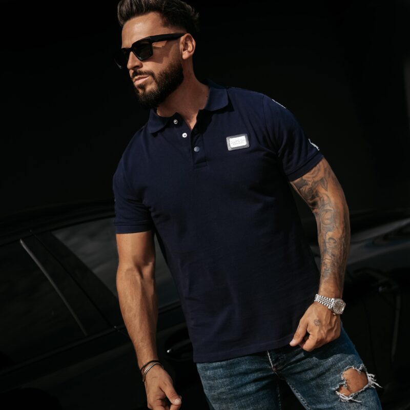 t-shirt BALARDI 130 T-shirt Polo męski BALARDI 2026 Navy Blue