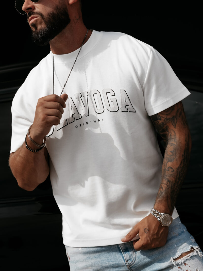 T-shirt męski GIVENCE 2026 Ecru