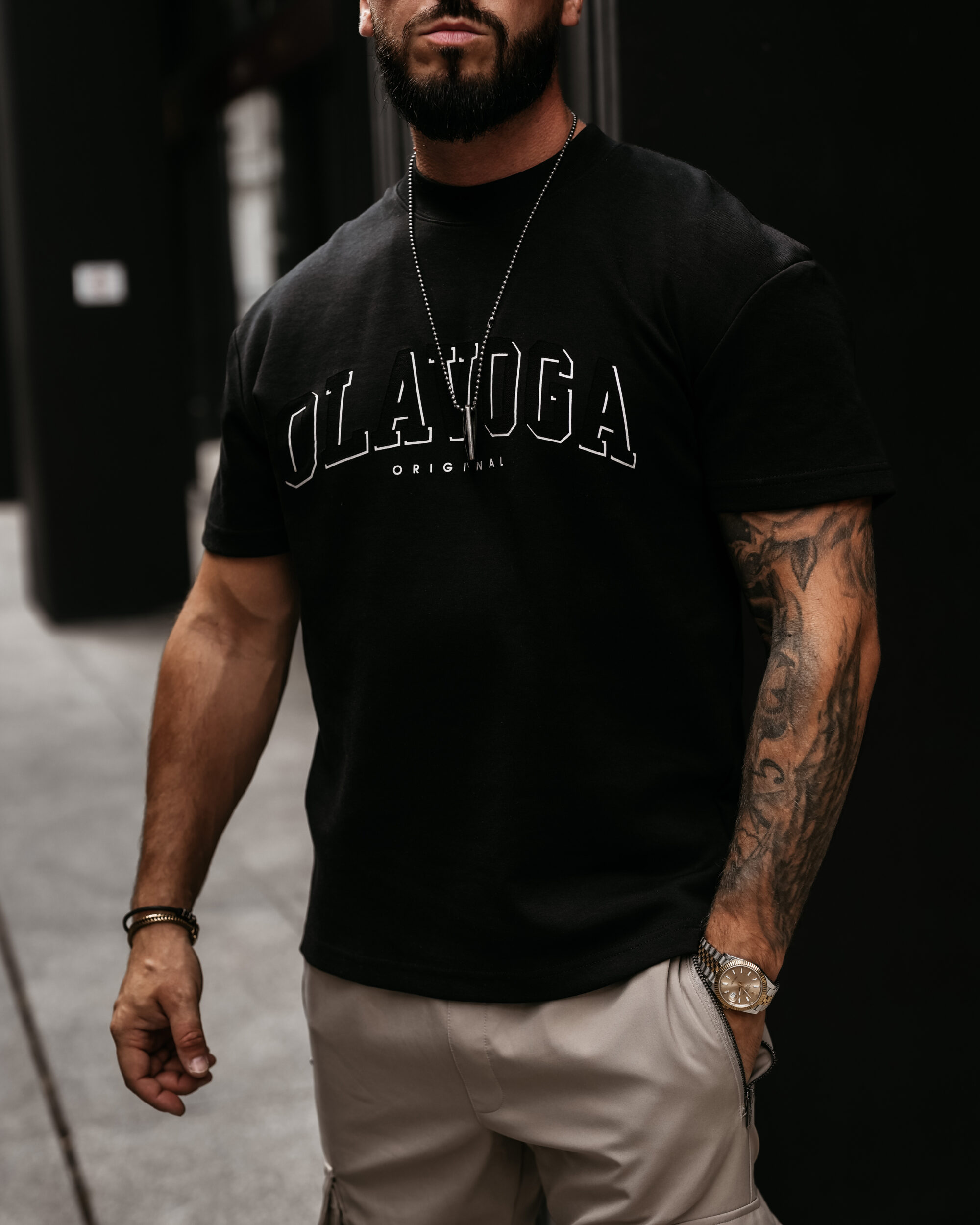 t-shirt GIVENCE 461 T-shirt męski GIVENCE 2026 Czarny