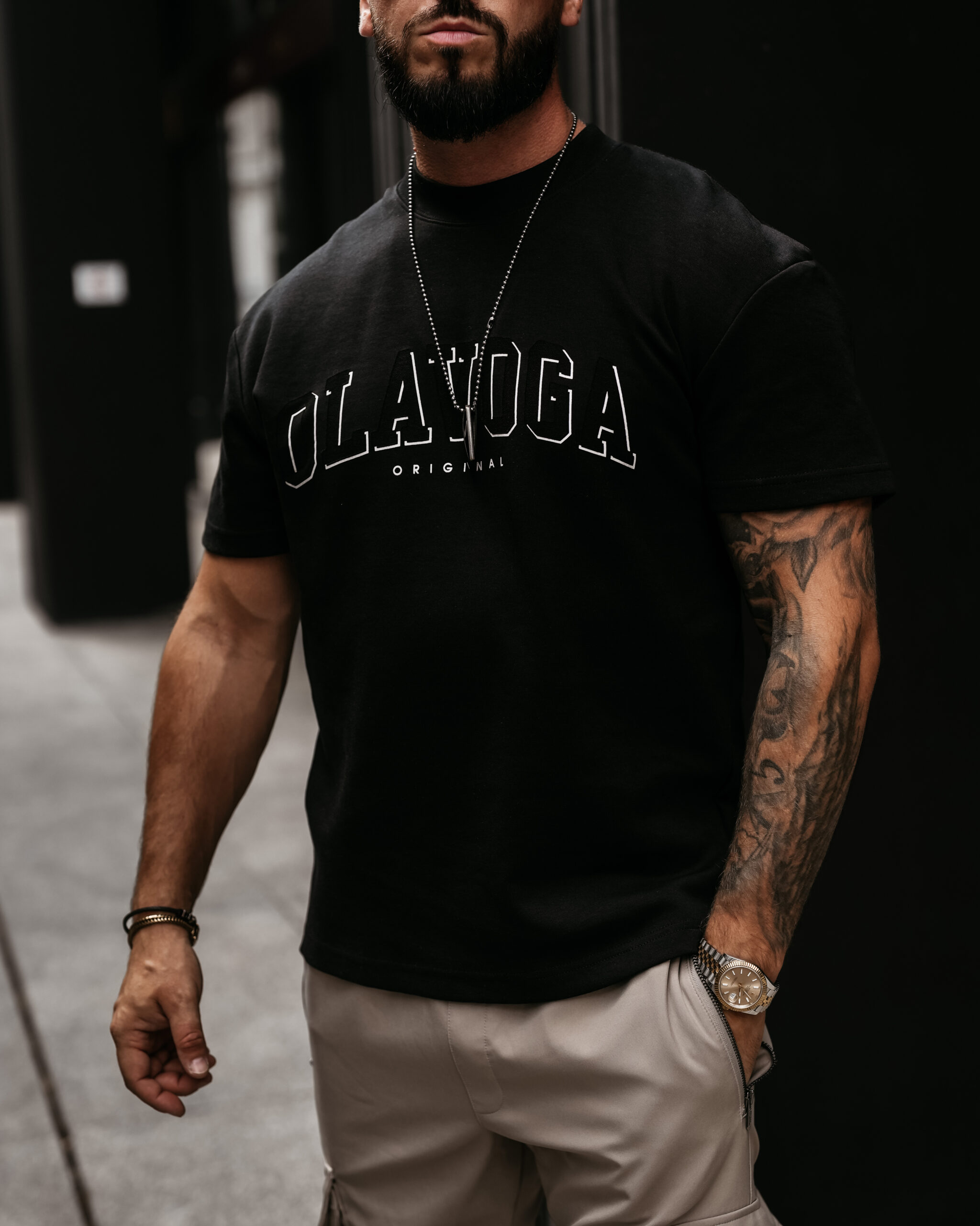 t-shirt GIVENCE 461 T-shirt męski GIVENCE 2026 Czarny