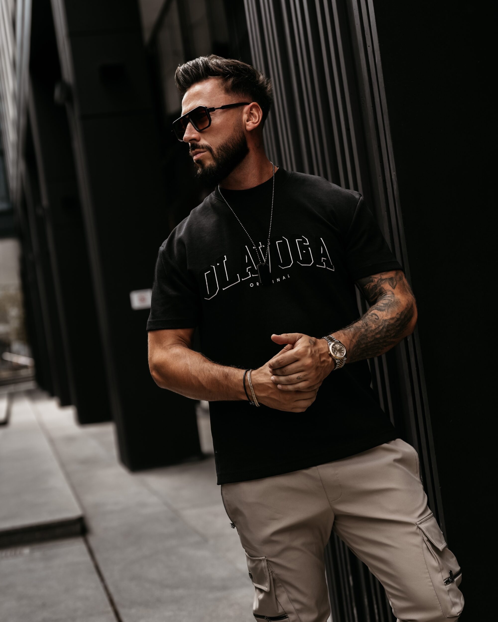t-shirt GIVENCE 464 T-shirt męski GIVENCE 2026 Czarny