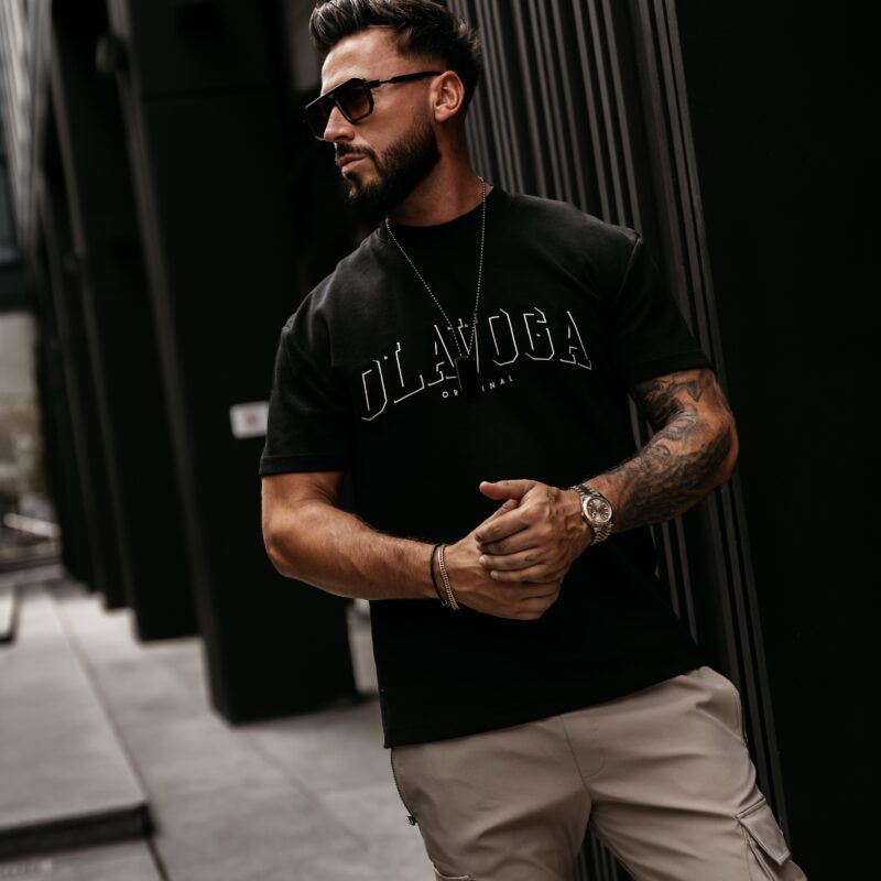 t-shirt GIVENCE 464 T-shirt męski GIVENCE 2026 Czarny