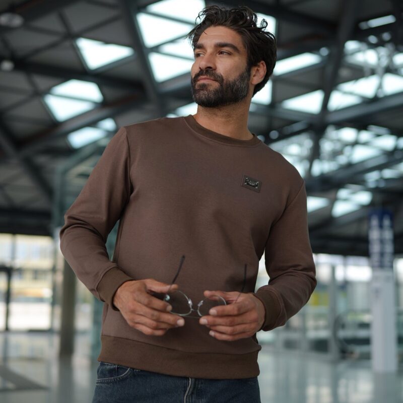 bluza BALORO 780 Bluza męska BALORO 2026 Brązowa