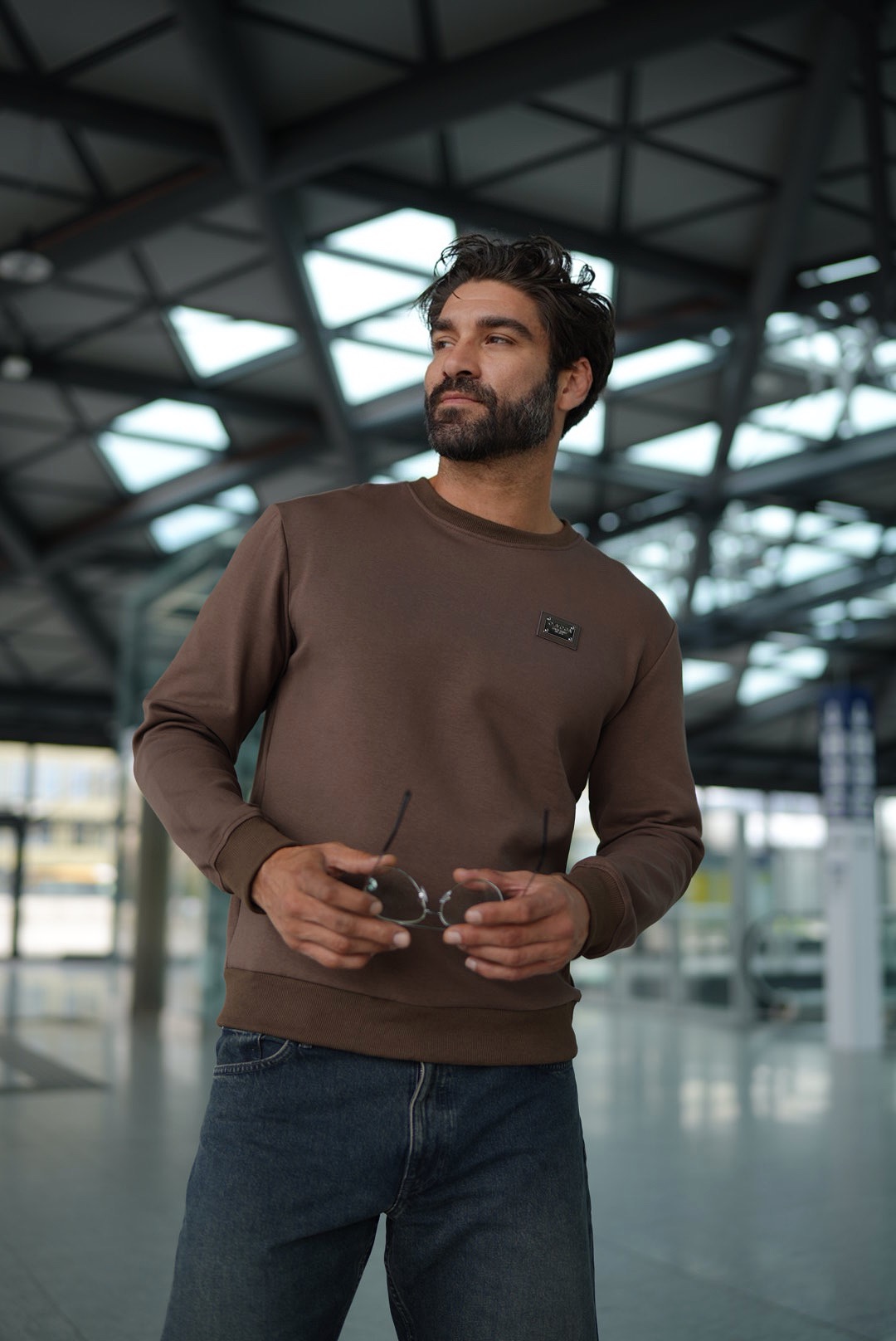 bluza BALORO 780 Bluza męska BALORO 2026 Brązowa