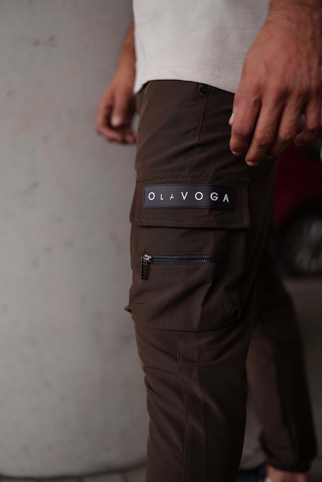 Spodnie męskie KIENCE 2026 Brązowe
