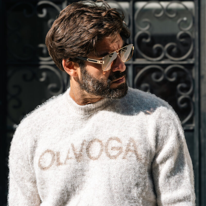 Sweter męski VILA MEN 2026 Beżowy