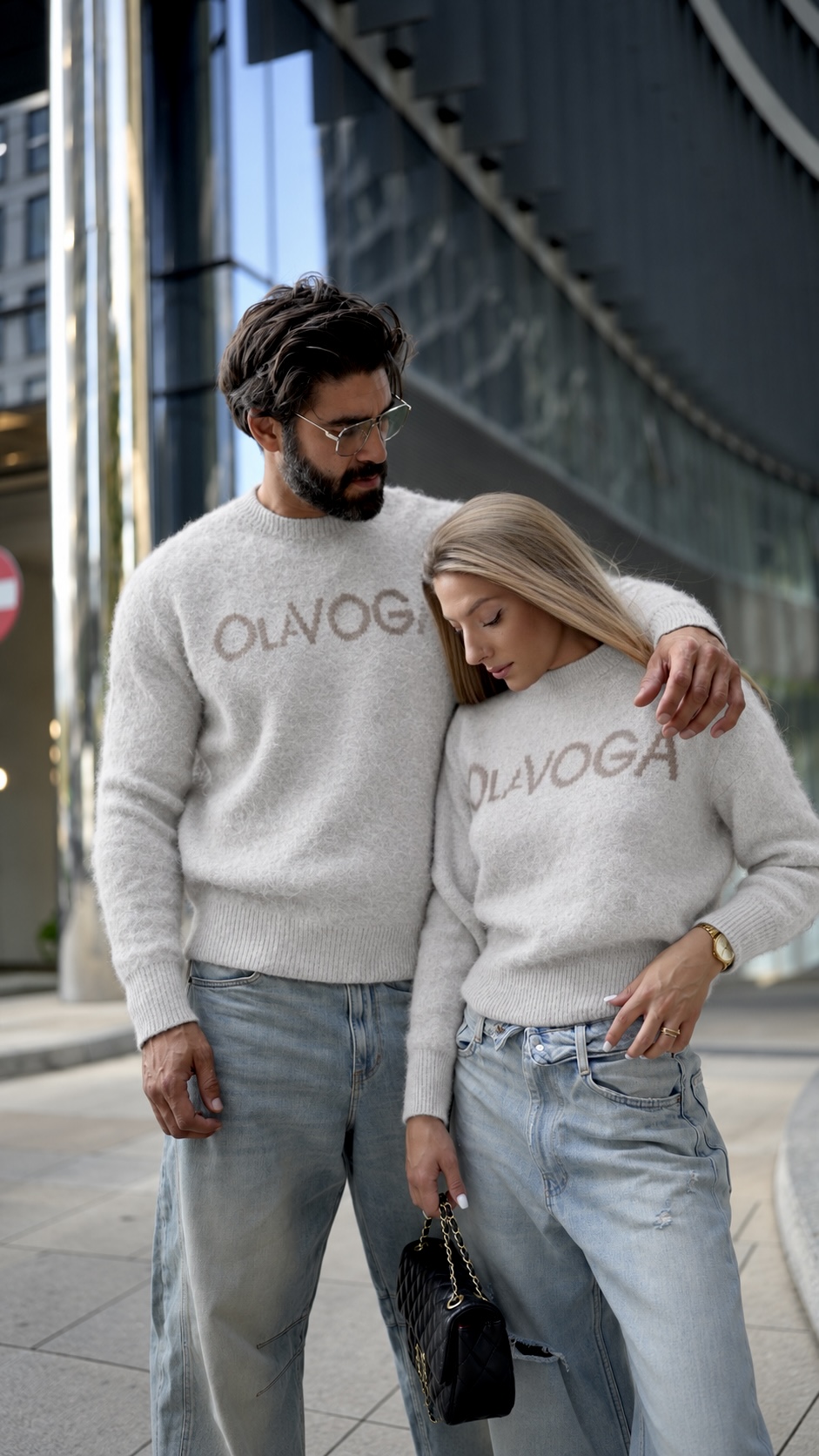 Sweter męski VILA MEN 2026 Beżowy