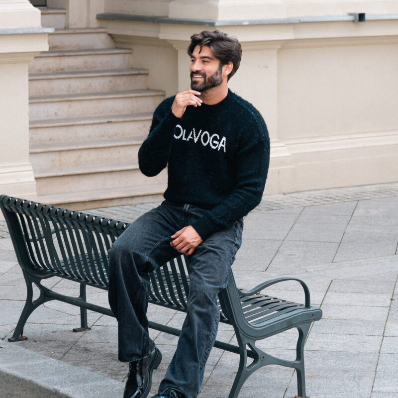 sweter VILA MEN 212 Sweter męski VILA MEN 2026 Czarny