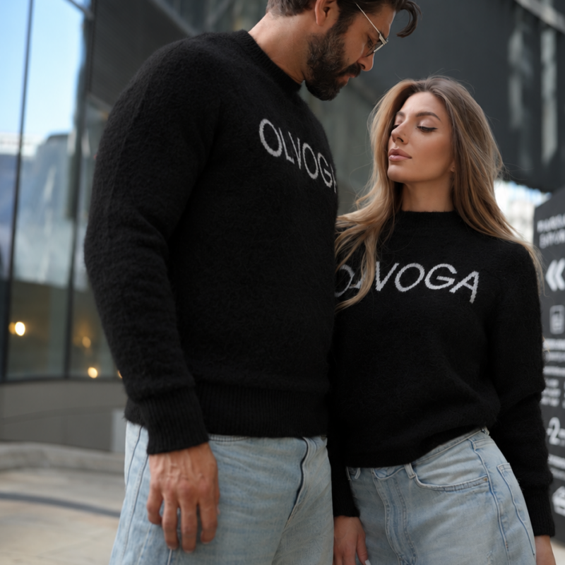 sweter VILA MEN 213 Sweter męski VILA MEN 2026 Czarny