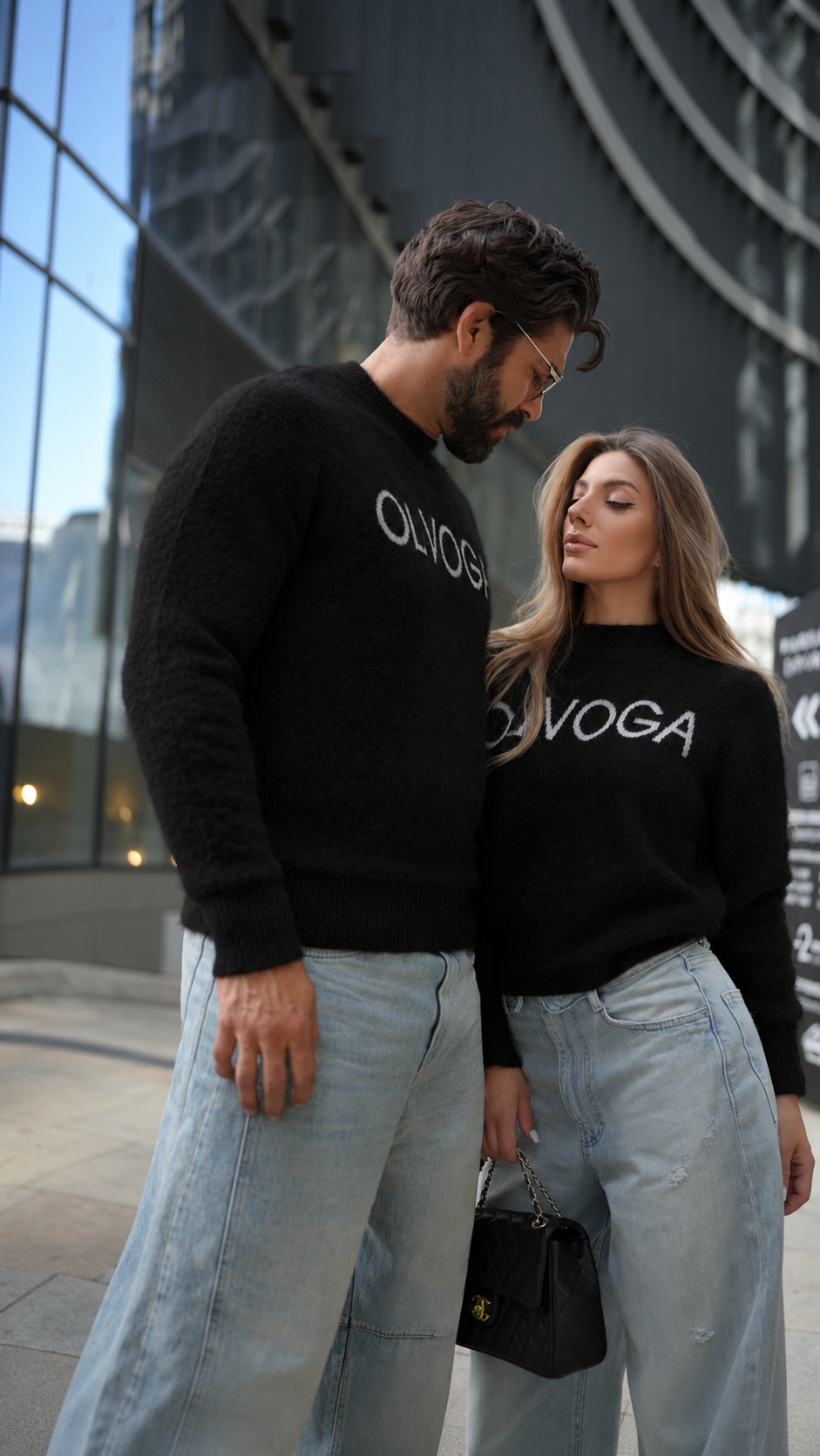 sweter VILA MEN 213 Sweter męski VILA MEN 2026 Czarny