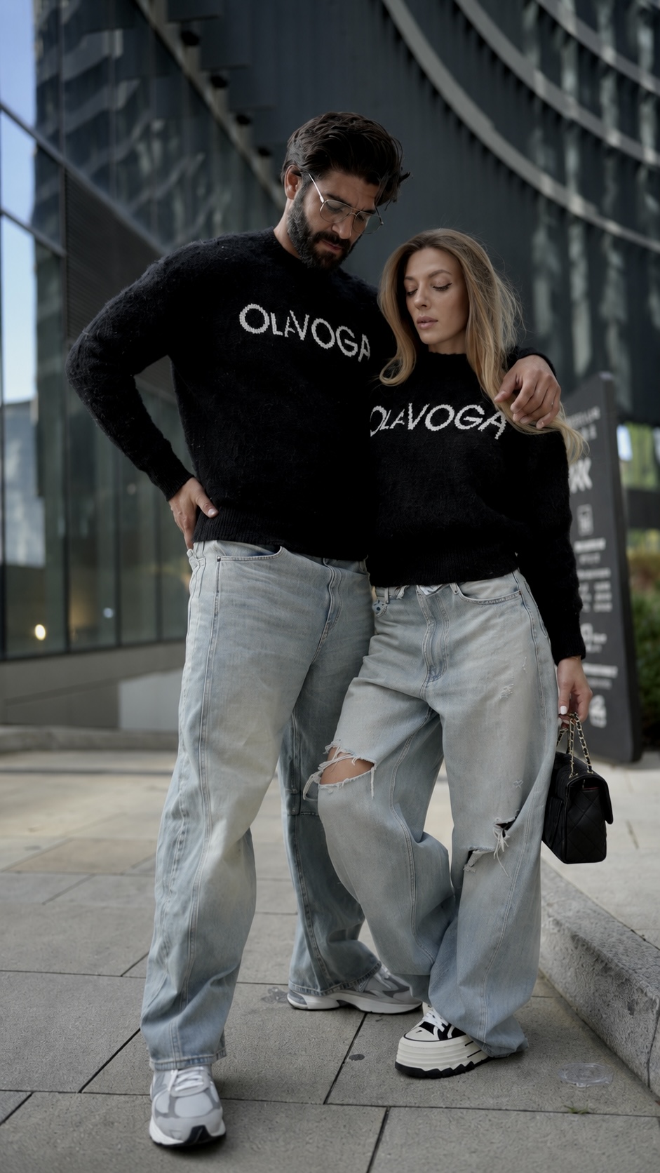sweter VILA MEN 216 Sweter męski VILA MEN 2026 Czarny