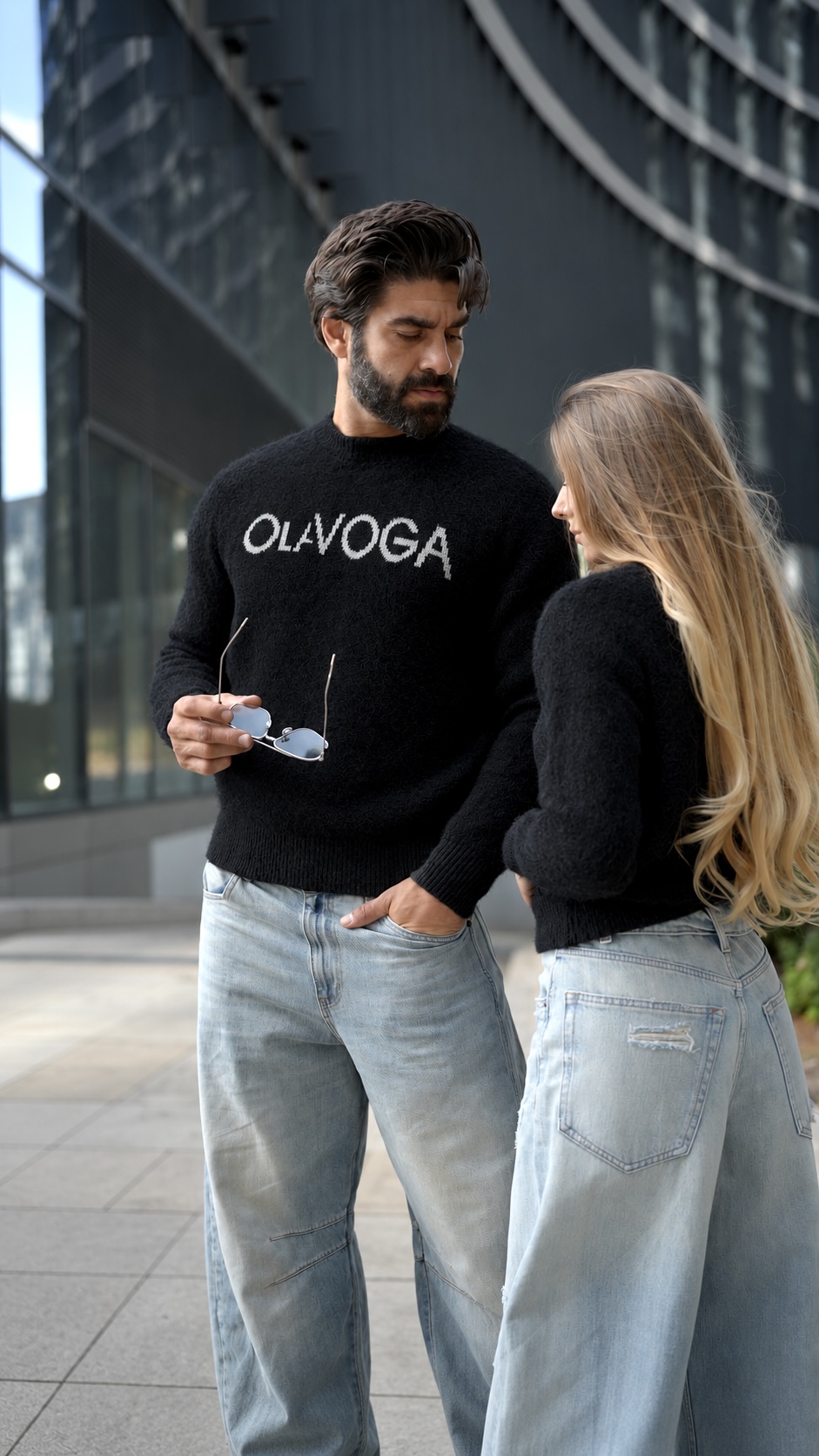 sweter VILA MEN 217 Sweter męski VILA MEN 2026 Czarny