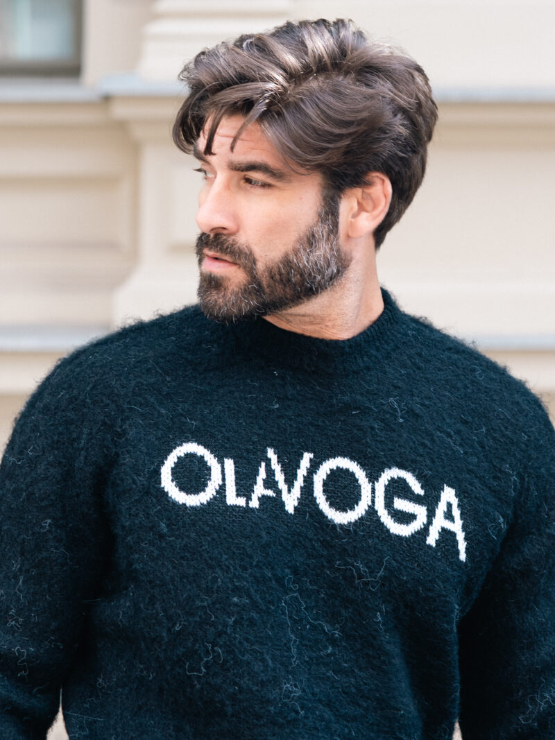 Sweter męski VILA MEN 2026 Czarny