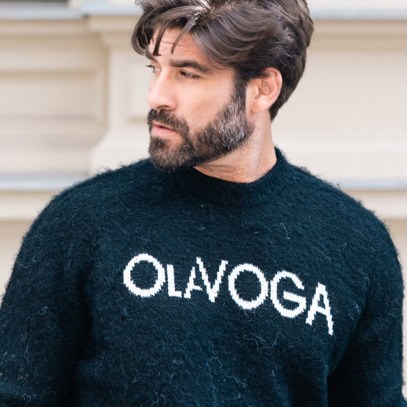 sweter VILA MEN 218 Sweter męski VILA MEN 2026 Czarny
