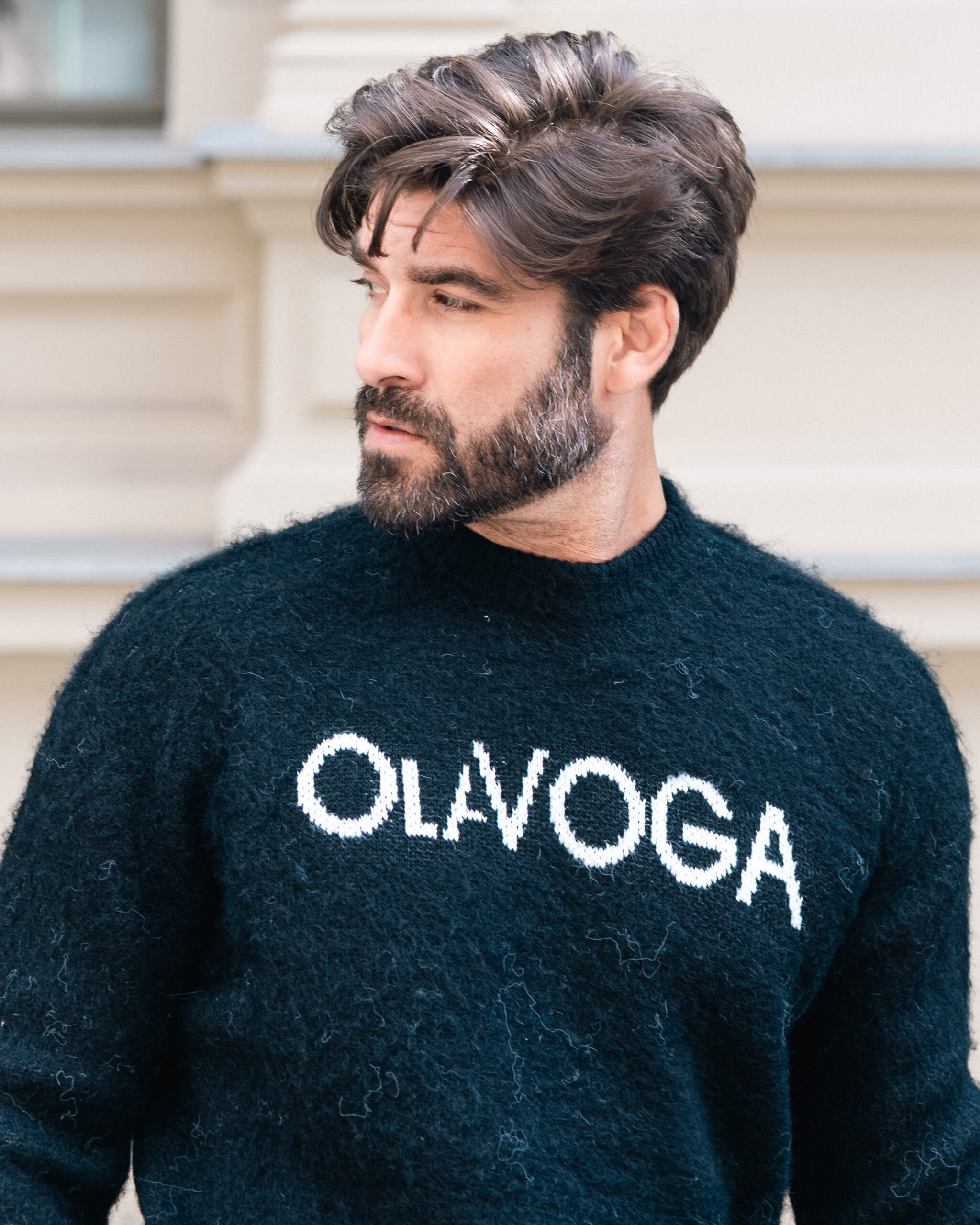 sweter VILA MEN 218 Sweter męski VILA MEN 2026 Czarny