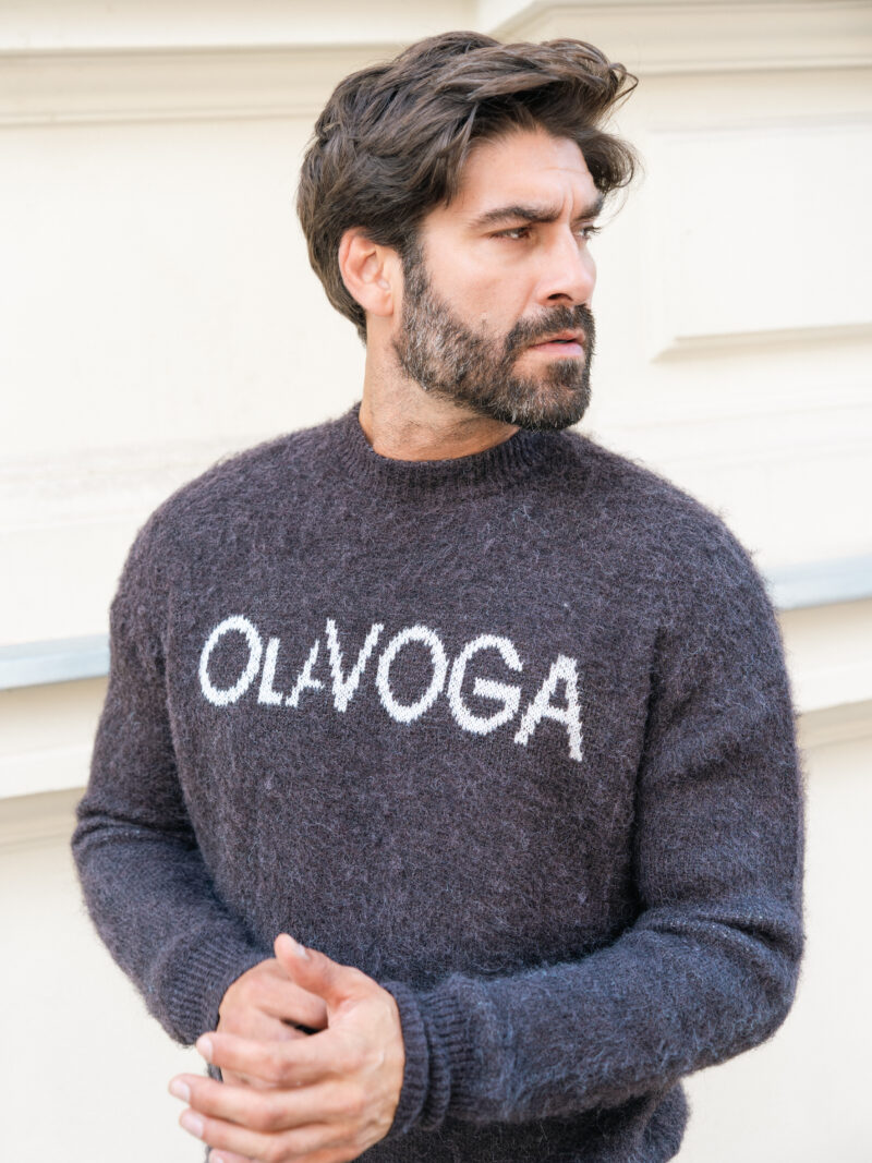 Sweter męski VILA MEN 2026 Brązowy