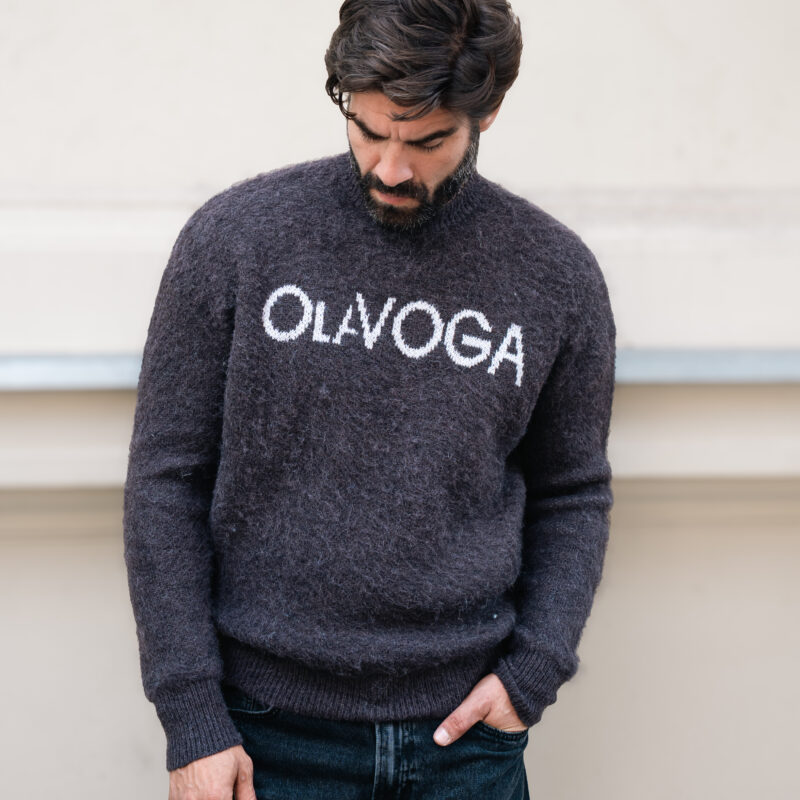 sweter VILA MEN 220 Sweter męski VILA MEN 2026 Brązowy