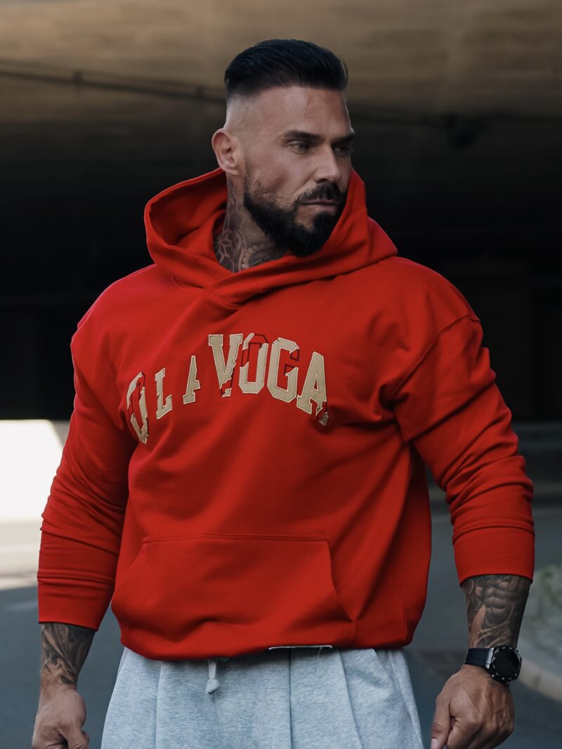 Bluza FLYTION 839 Bluza męska FLYTION 2026 Czerwona