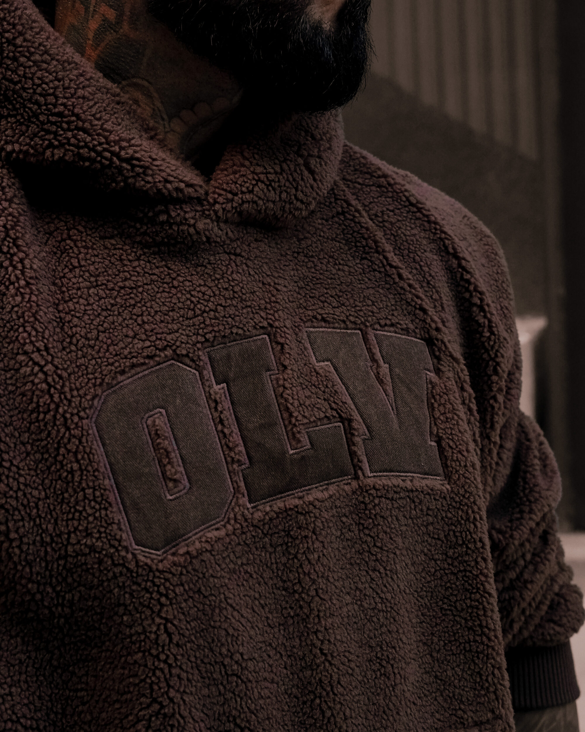 Bluza OROFIOU MEN 320 Bluza UNISEX OROFIOU 2026 Brązowa
