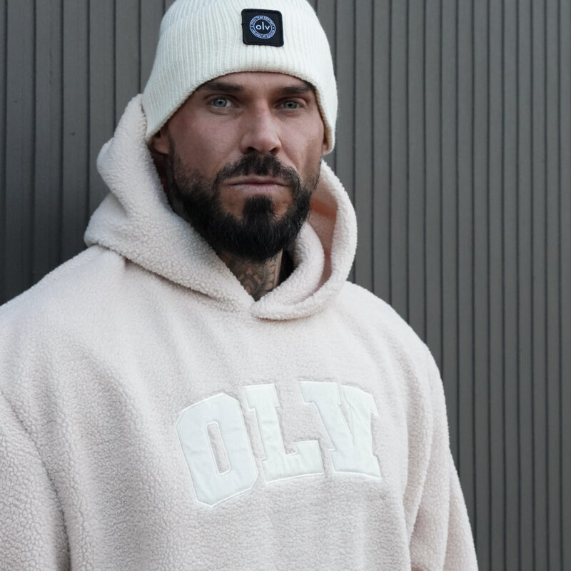 Bluza OROFIOU MEN 327 Bluza UNISEX OROFIOU 2026 Beżowa