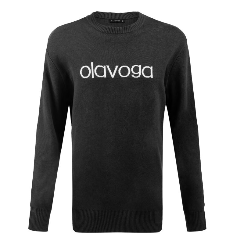 SALO black Sweter męski SALO 2026 Czarny