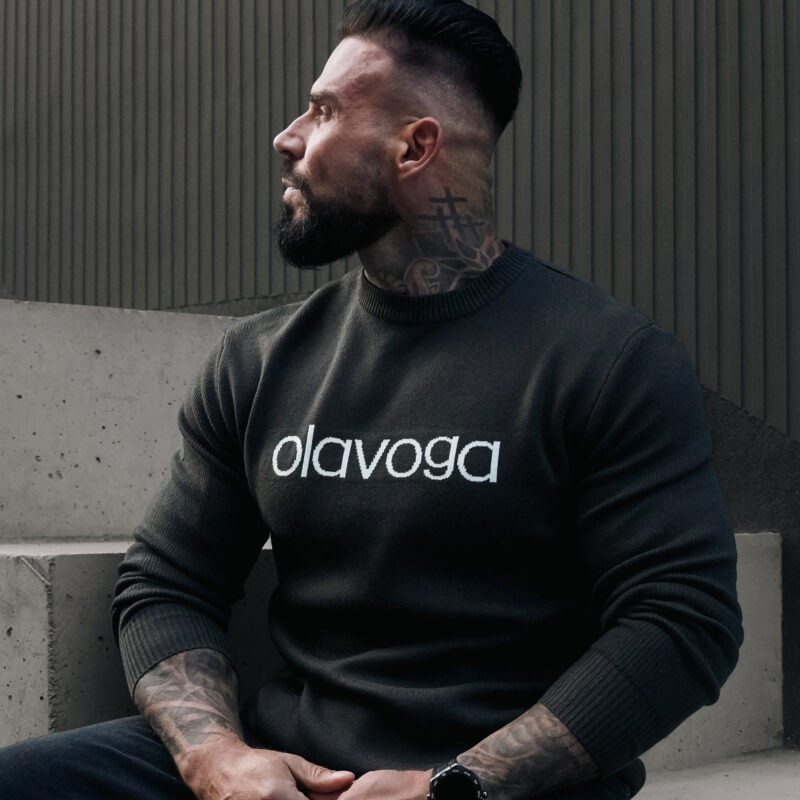 Sweter SALO 404 Sweter męski SALO 2026 Khaki