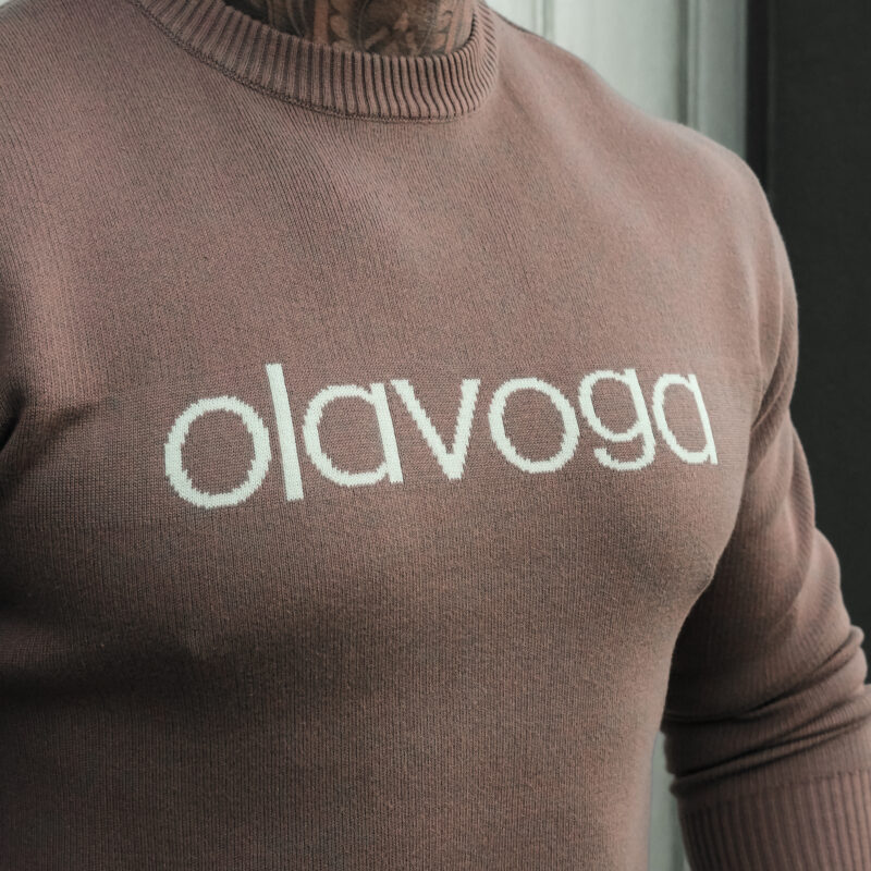 Sweter SALO 412 Sweter męski SALO 2026 Beżowy