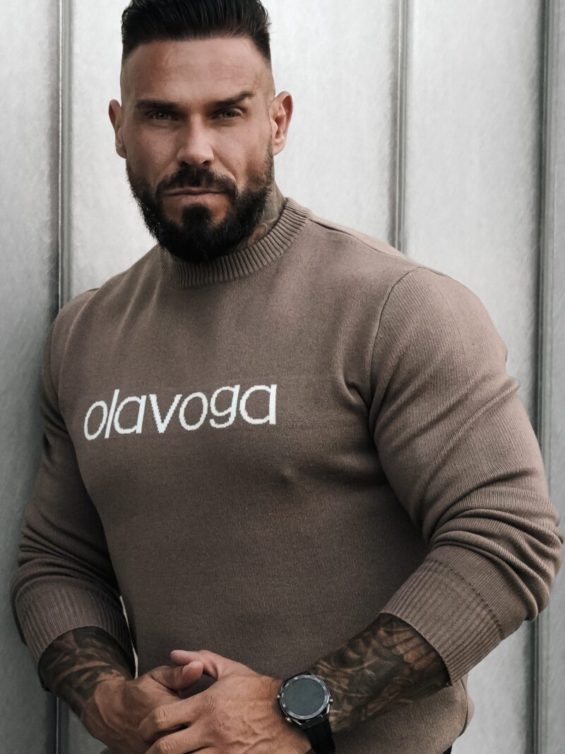 Sweter męski SALO 2026 Beżowy