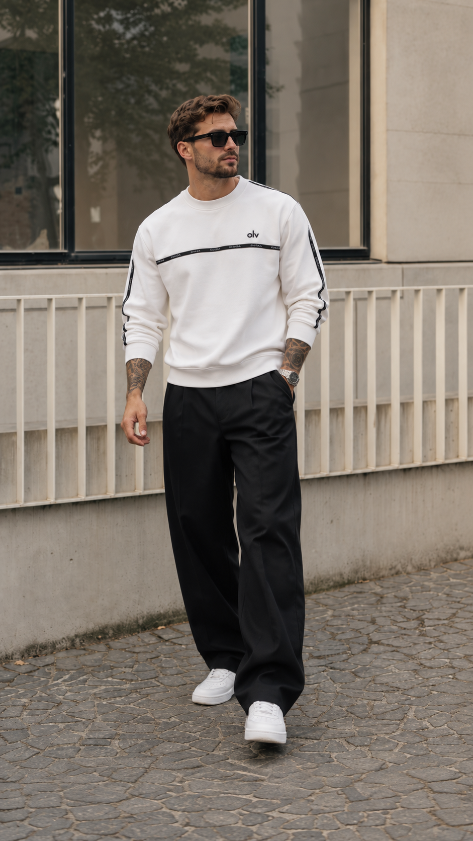 bluza ENUOR 518 Bluza męska ENUOR 2026 Ecru