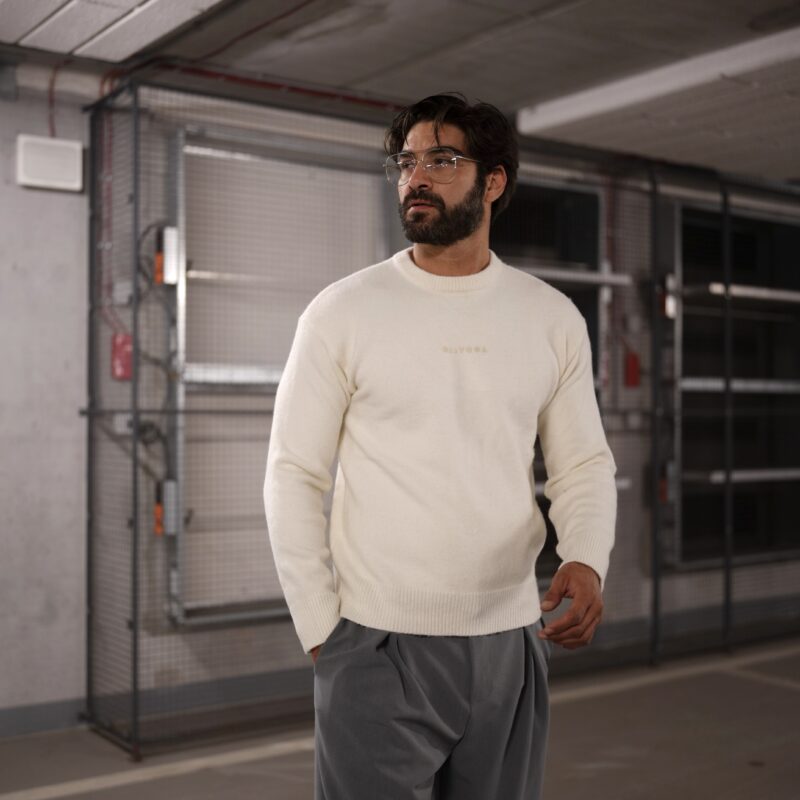 Sweter męski CAIRO 2026 Ecru