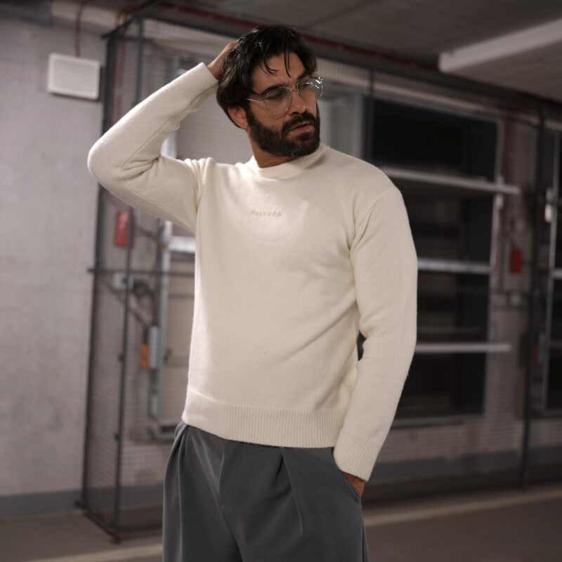 Sweter męski CAIRO 2026 Ecru