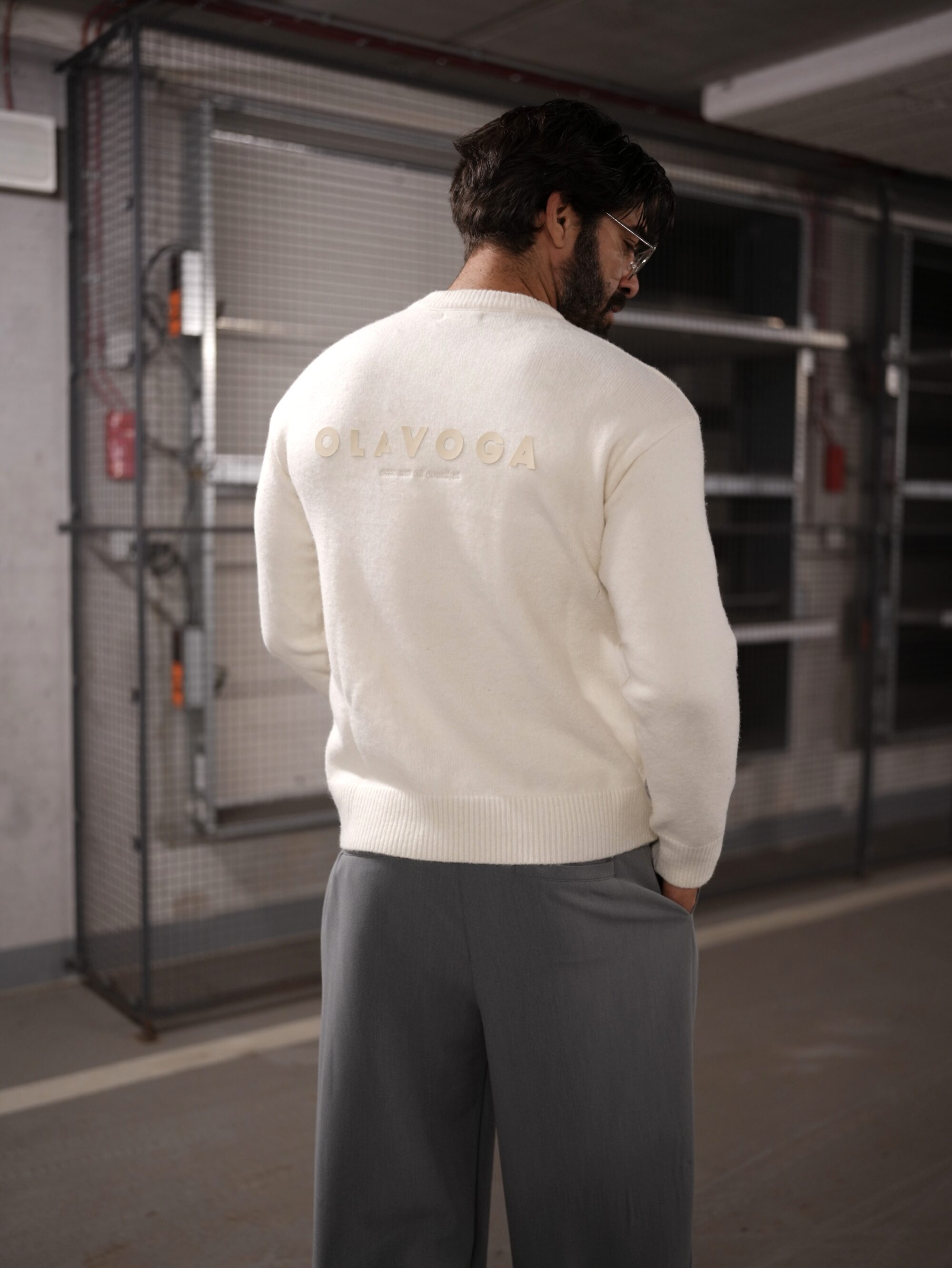 Sweter męski CAIRO 2026 Ecru