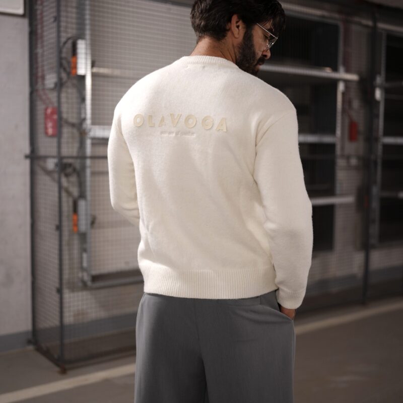 Sweter męski CAIRO 2026 Ecru