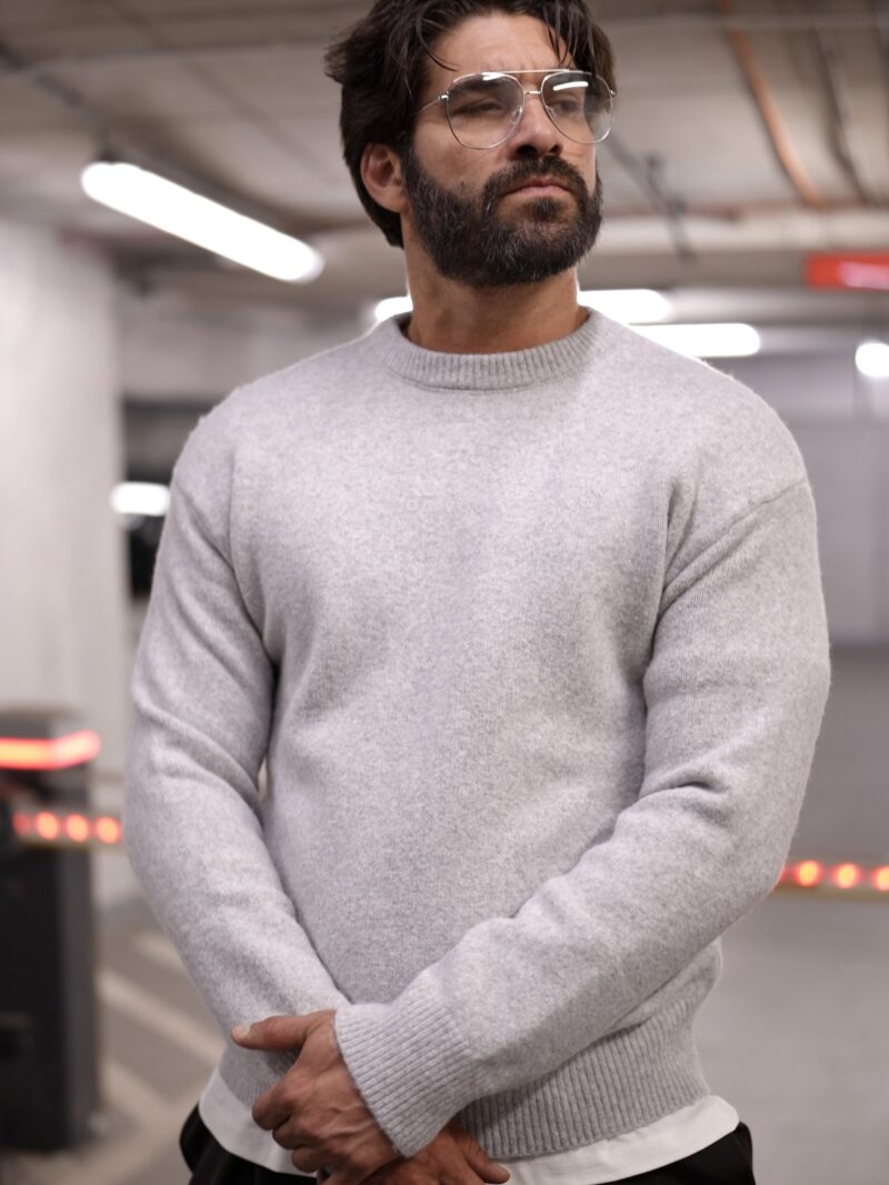 Sweter męski CAIRO 2026 Szary
