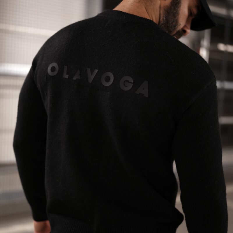 sweter CAIRO 135 Sweter męski CAIRO 2026 Czarny