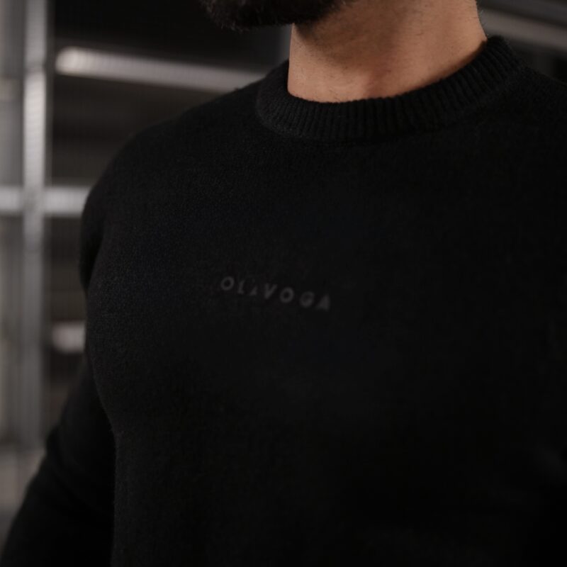 sweter CAIRO 136 Sweter męski CAIRO 2026 Czarny
